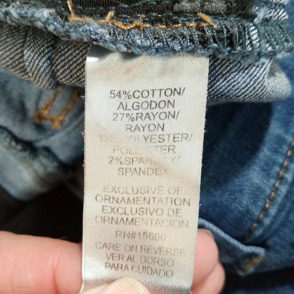 Democray "Ab"solution Jeans Women Size 10 Dark Wash Skinny Leg Stretch - Picture 3 of 11